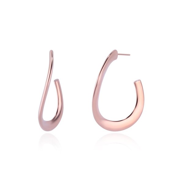 웨이브 반링 귀걸이 A00294