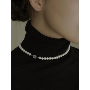 [Silver925] Blenheim Cushion Pearl Necklace