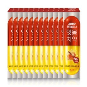 애경 2080 진지발리스 골드진생 치약 140g x 12개