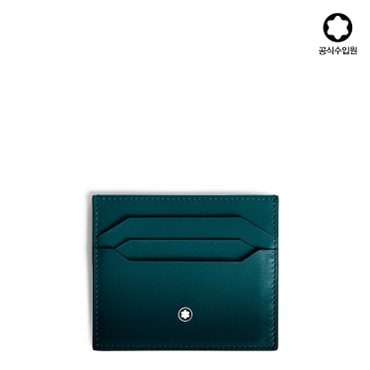 몽블랑 [공식][SSG 단독] 마이스터스튁 스푸마토 6cc 카드 지갑 사이프러스 블루 198804