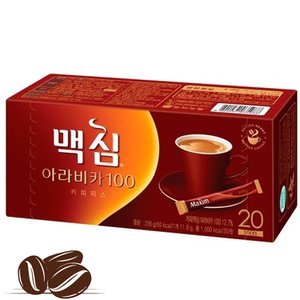  맥심 아라비카100 커피 블랙 20T x6개