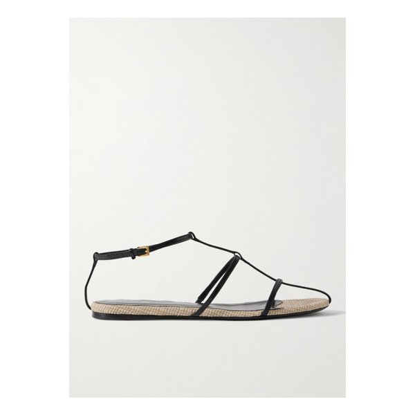 케이트 케이지 가죽 샌들 블랙 46376663162859060