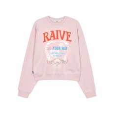 Artwork Sweatshirt in Pink VW3SE253-72