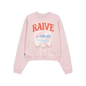 레이브 Artwork Sweatshirt in Pink VW3SE253-72