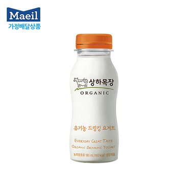 매일 [매일유업 가정배달] 상하목장 유기농 드링킹 요거트 180ml 3개월 60회(주5회)