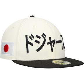 [해외] 1069051 뉴에라 모자 MLB [LA 다저스] Kanji 59FIFTY Fitted Hat - Cream/Black -