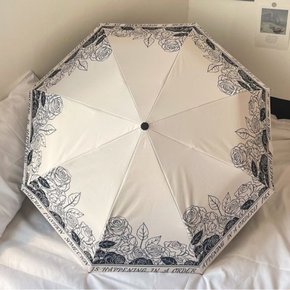 샬몽스델리 UV 99프로 자외선 차단 초경량 5단 미니 양산 우산 커버+