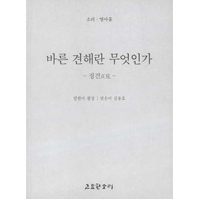 바른 견해란 무엇인가 - 정견 - 소리 시리즈 19
