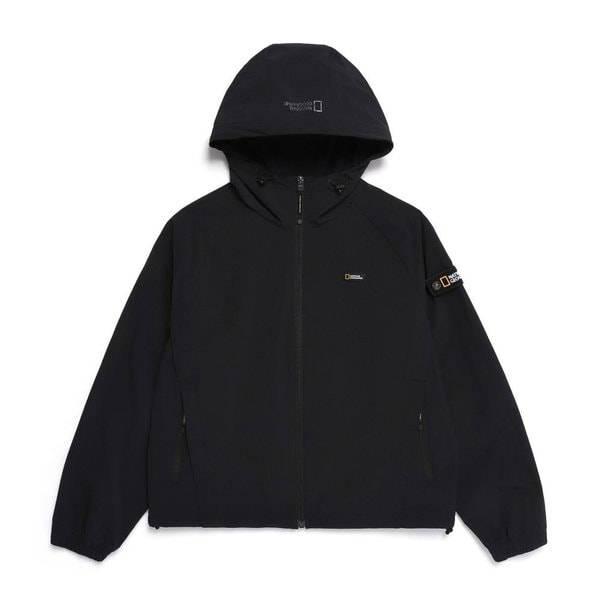 [여주점] N252WFT140 여성 아델리 경량 우븐스트레치 풀집업 후드 점퍼 CARBON BLACK