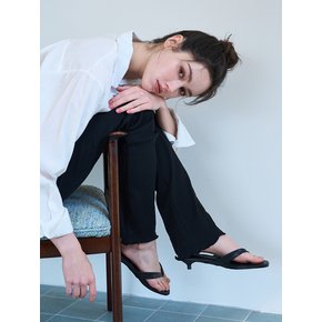 루미 키튼 플립 뮬 3cm  (CW0104BK)