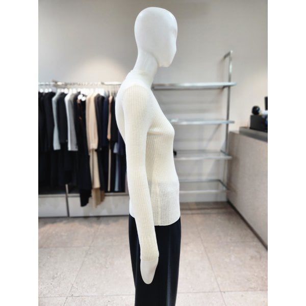 [여주점] [나이스클랍] 반폴라 골지 니트탑 N234YWK919