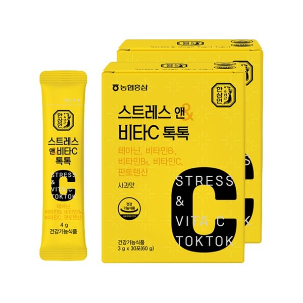 농협 한삼인 스트레스 앤 비타C톡톡 30포 2세트