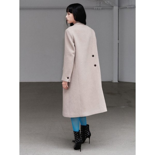 Signature Back Button Tailored Coat  Beige (KE5X30M01A)