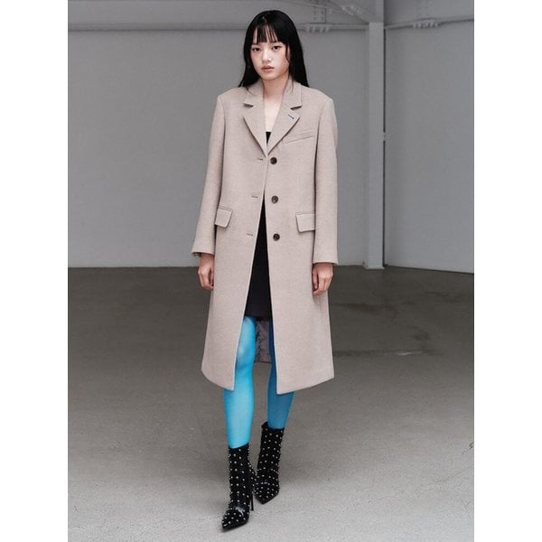 Signature Back Button Tailored Coat  Beige (KE5X30M01A)