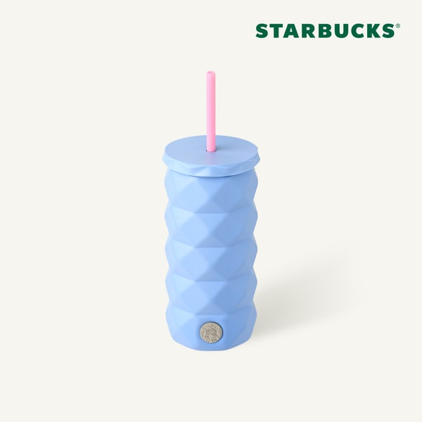 [스타벅스] SS 코튼캔디 나나스 블루 텀블러 444ml