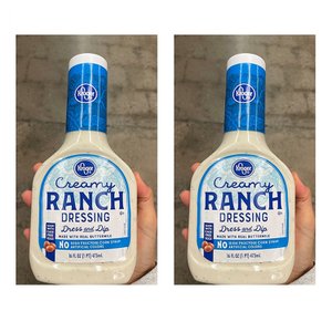  [해외직구]크로거 크리미 랜치 드레싱 소스 473ml 2팩 Kroger Creamy Ranch Dressing 16oz