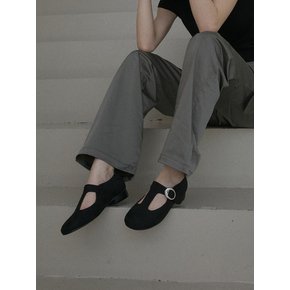 me002 메리 T스트랩 라운드토 플랫슈즈  mery T-strap round flatshoes (2color)