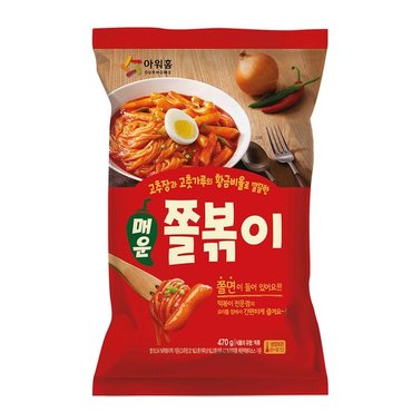 아워홈 매운쫄볶이470g 3팩