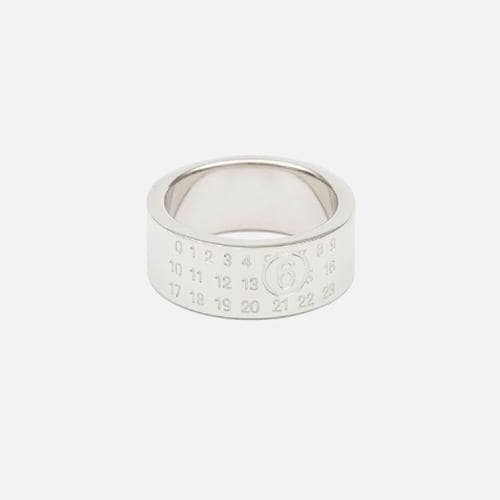 26SS MM6 마르지엘라 뉴메릭 시그니처 반지 실버 SM6UQ0057 P6469 951
