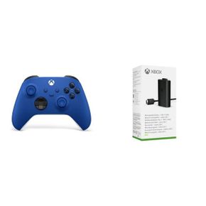 독일 마이크로소프트 엑스박스 컨트롤러 무선 Xbox Wireless Controller Shock Blue Play Charge