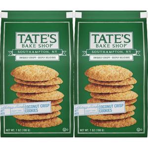  [해외직구] Tates 테이츠입베이크샵 코코넛 크리스피 쿠키 198g 2팩