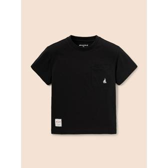 빈폴키즈 *시즌오프30%*[BEANPOLE KIDS] 핫썸머 SORONA 포켓 라운드 티셔츠  블랙