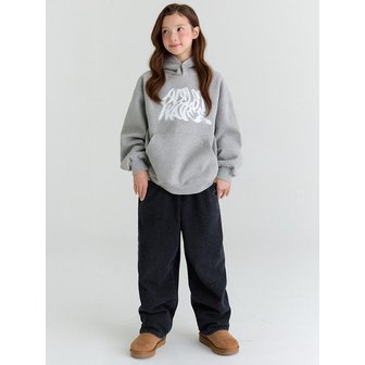 오실롯주니어 [SET] E42 기모 베이직 트위스터 후드 + E71 유틸리티 청바지 (그레이/흑청)