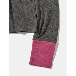 Mellow Contrast Turtleneck T98 Charcoal Rose