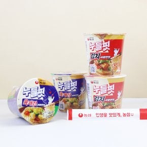 농심 누들핏 육개장맛 1개+김치사발면맛 1개+카구리맛 1개+짜파구리맛 1개