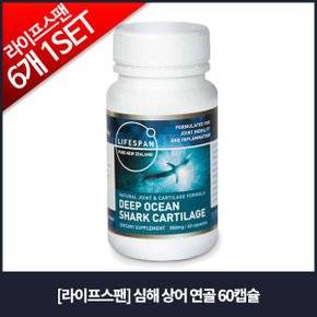 라이프스팬 심해 상어 연골 500mg 60정 X 6