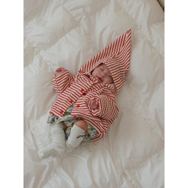 단가라 요정 가디건_레드