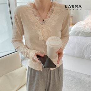 KARRA 글루레이스가디건_KB3SCD040C