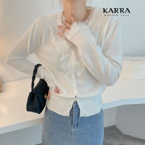 KARRA 글루레이스가디건_KB3SCD040C