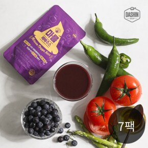 무설탕 빼빼주스 1주 클렌즈구성(7팩) / 클렌즈주스