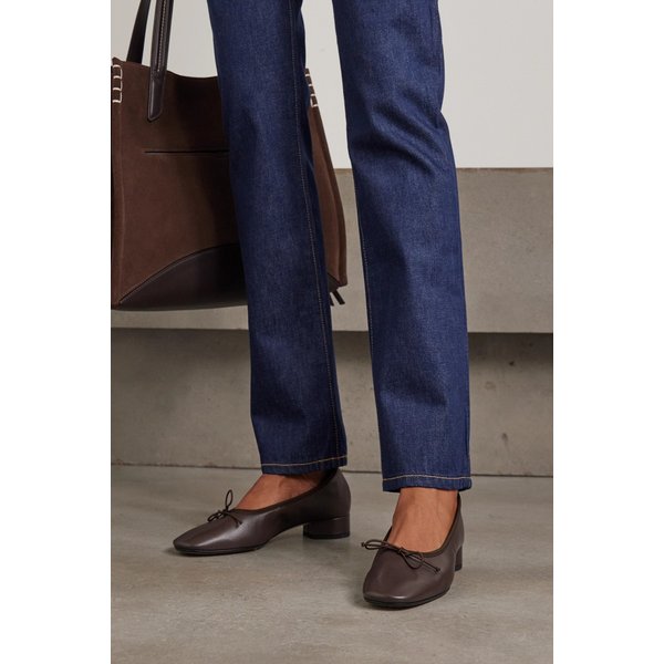 에이디 온다 보우 디테일 가죽 펌프스 46376663162976794