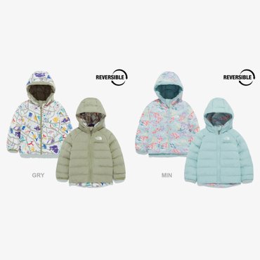 노스페이스키즈 NJ3NQ90 베이비 리버시블 페리토 후디드 자켓 BABY REVERSIBLE PERRITO HOODED JACKET