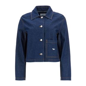 크롭 데님 자켓 여성 cropped denim jacket for women 242684DGB000001-P470 115717009