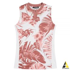 J.LINDEBERG 제이린드버그 Meya Print Sleeveless Top (GWJT07430-S183) (여성 메야 프린트 슬리