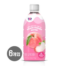 배스킨라빈스 피치 요거트 워터 500ml x 6개입