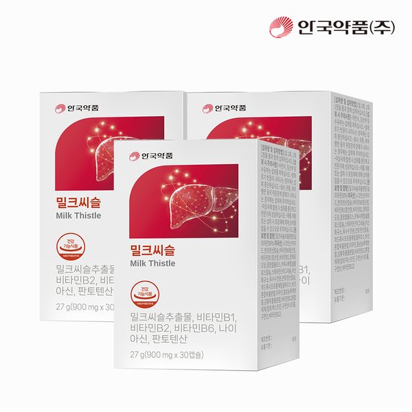 [안국약품] 밀크씨슬 30정X3박스(3개월분)