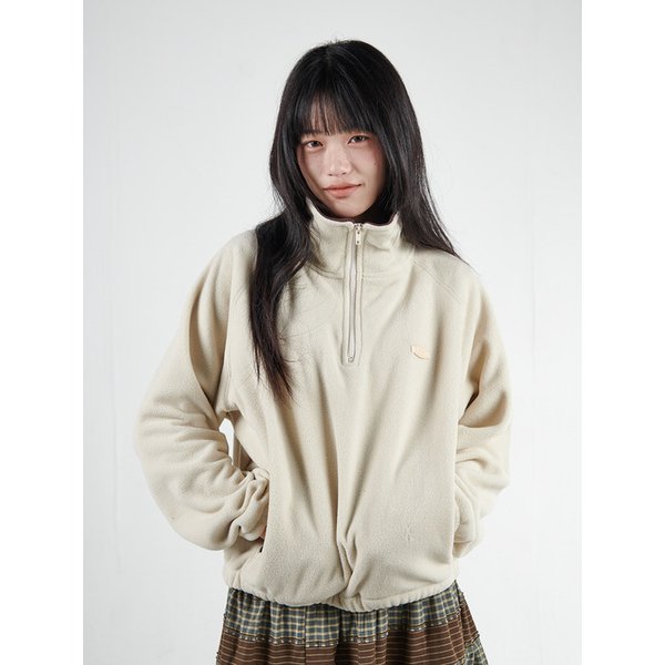 Double Fleece Anorak (Ivory)