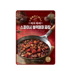 차오차이 스파이시블랙페퍼짜장 180g