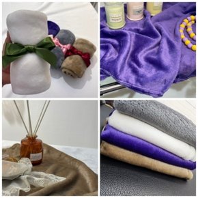 포근 겨울 인테리어 소형 극세사담요 디스플레이 답례품_23784442