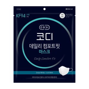 코디 데일리 컴포트핏 마스크 (KF94)(대형) 1매 *30매