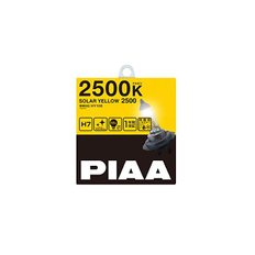 PIAA 헤드램프/포그램프용 할로겐 밸브 H7 2500K 솔라옐로- 차량 검사 대