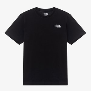 노스페이스 [노스페이스 공식] NT7UR00K 화이트라벨 코튼 반팔 라운드티_BLACK