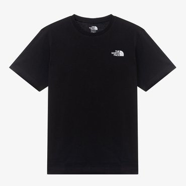 노스페이스 [노스페이스 공식] NT7UR00K 화이트라벨 코튼 반팔 라운드티_BLACK