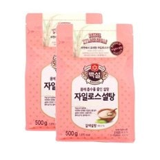 백설 브라운 자일로스 설탕 1kg 2개세트