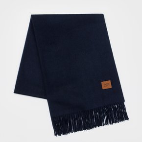 ENORMOUS 숄 CASHMERE 100% MUFFLER NAVY