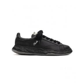 메종 미하라 야스히로 찰스 OG 솔 캔버스 로우탑 A12FW703 BLACKBLACK